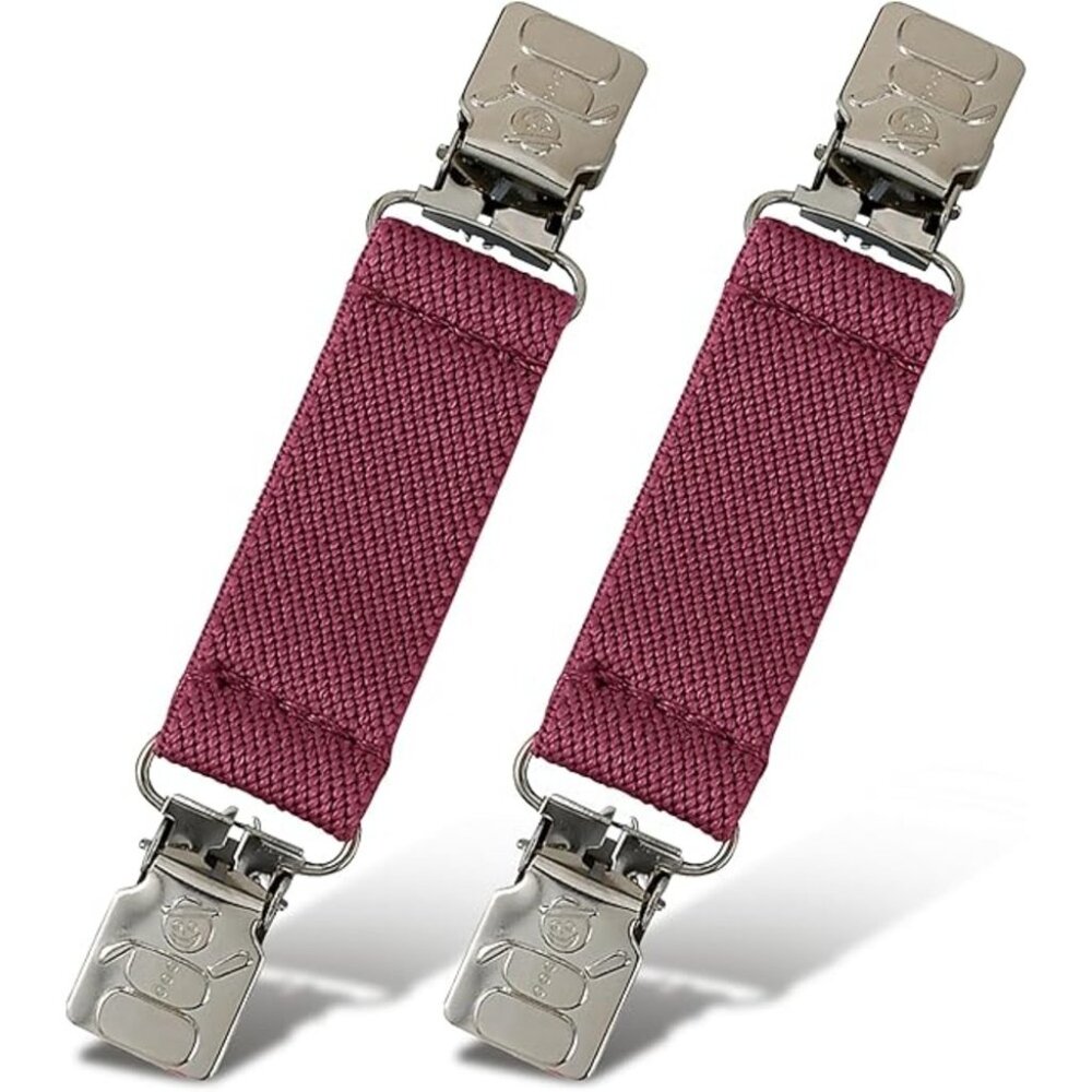 Hold’Em Mitten Glove Clips for Toddler & Kids Extra Tight Grip - Burgundy